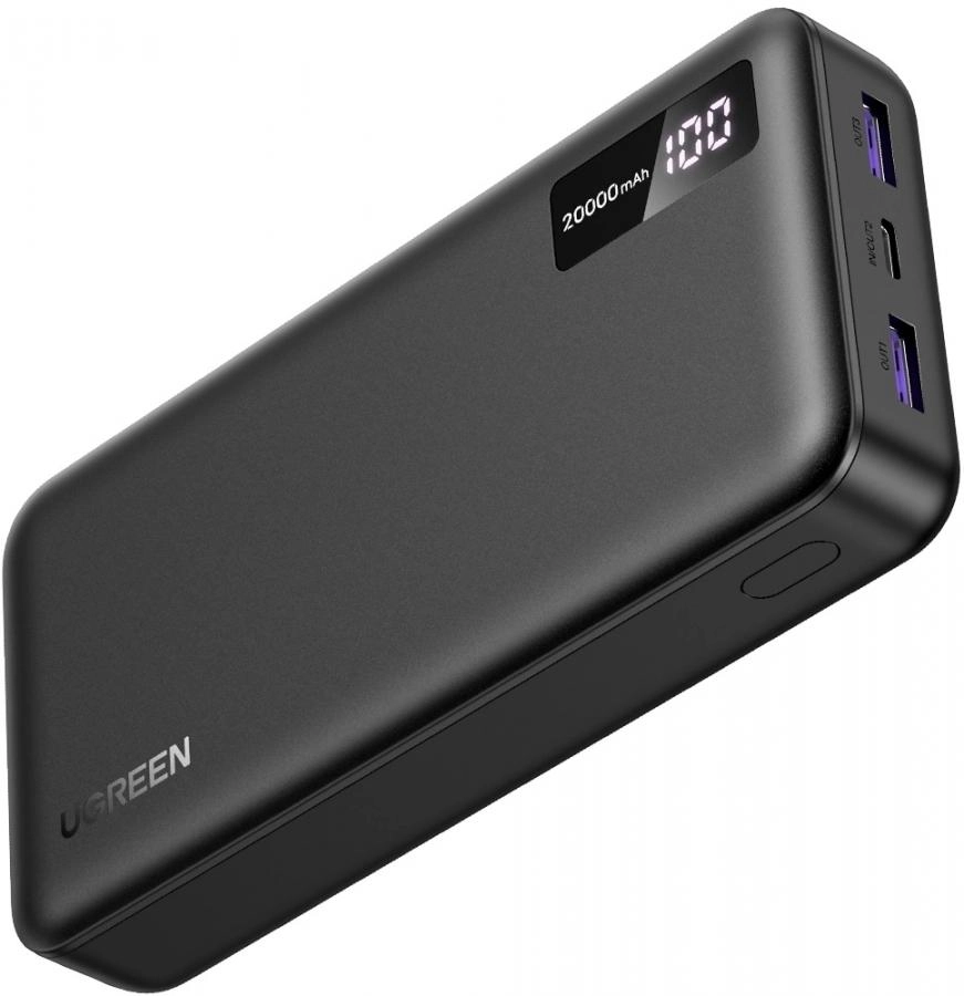 Портативное зарядное устройство Ugreen PB312 Gray (25683)