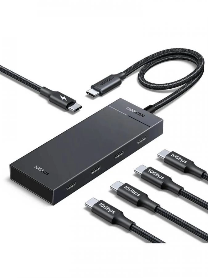 USB-хаб Ugreen CM806 Gray (55334)