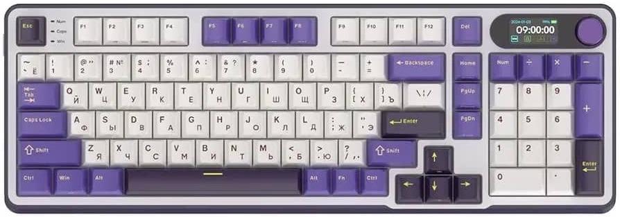 Клавиатура Royal Kludge RK-S98 Brown switch Blackberry
