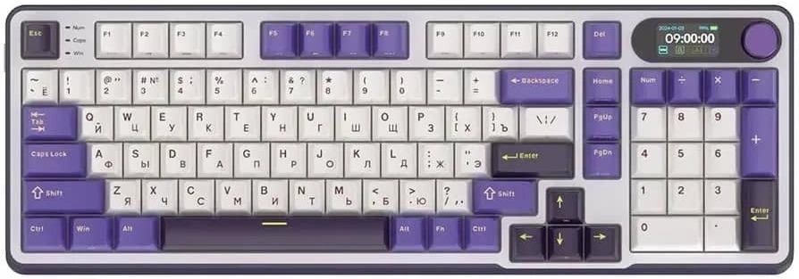Клавиатура Royal Kludge RK-S98 Brown switch Blackberry