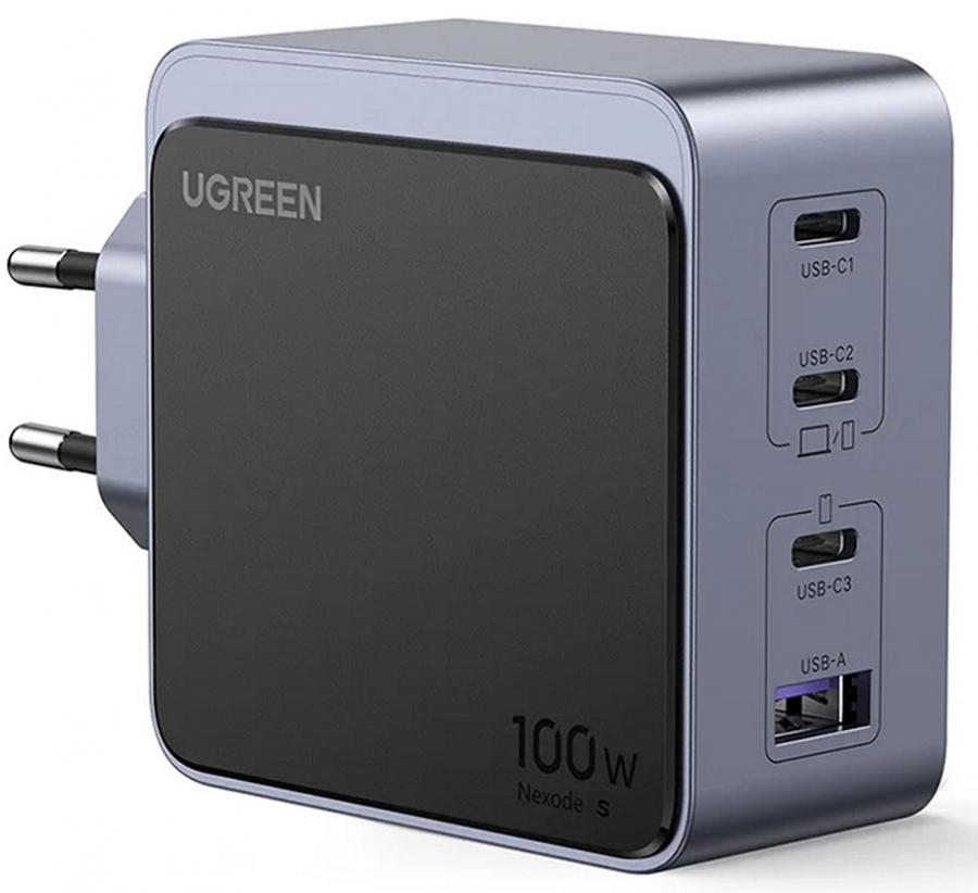 Сетевое зарядное устройство Ugreen X565 Nexode S Gray (35043)