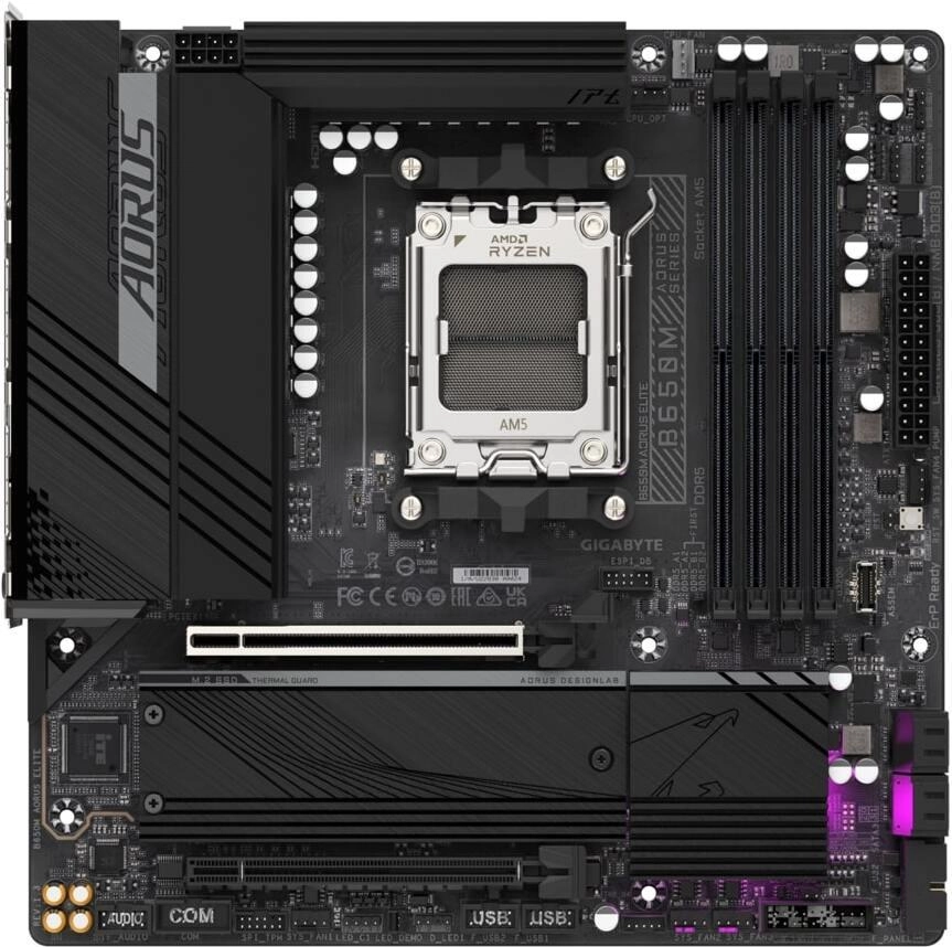 Материнская плата GigaByte B650M Aorus Elite rev. 1.3