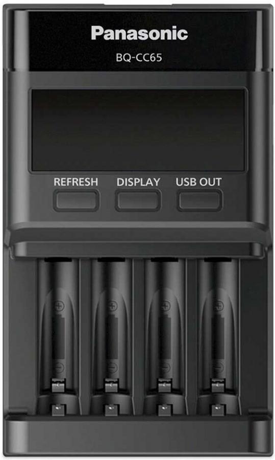 Зарядное устройство для аккумуляторов Panasonic Eneloop BQ-CC65 LCD Pro Charger (BQ-CC65E ERP)
