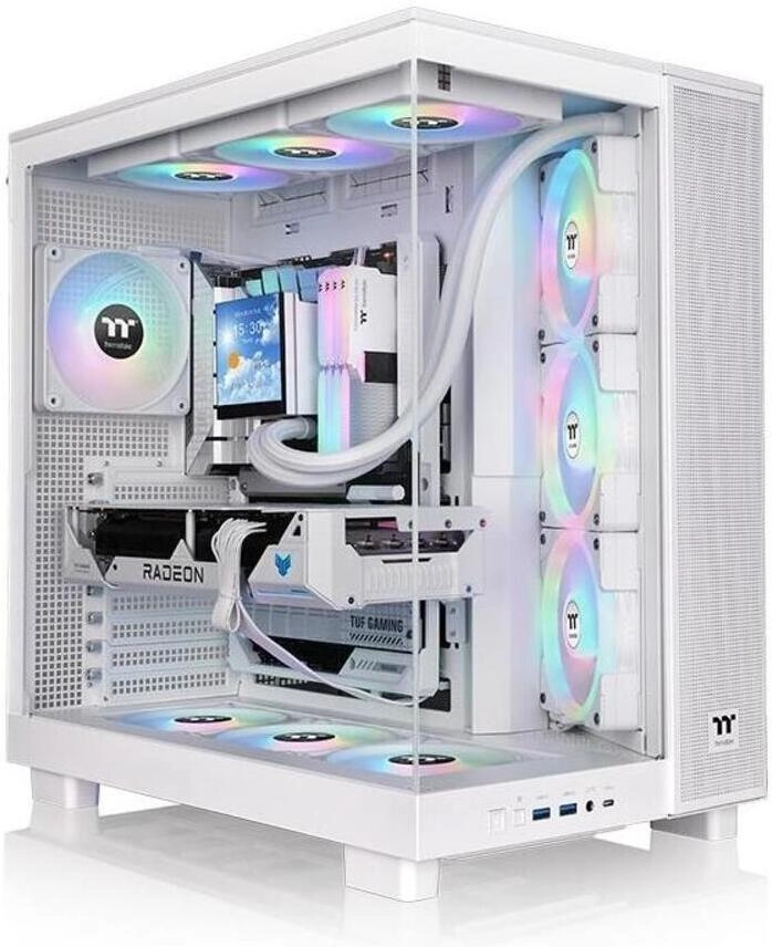 Корпус Thermaltake View 380 XL TG ARGB без БП белый (CA-11E-00M6WN-00)