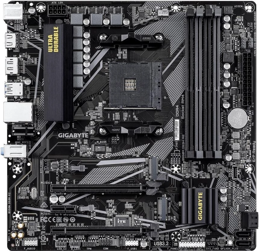 Материнская плата Gigabyte B550M DS3H R2