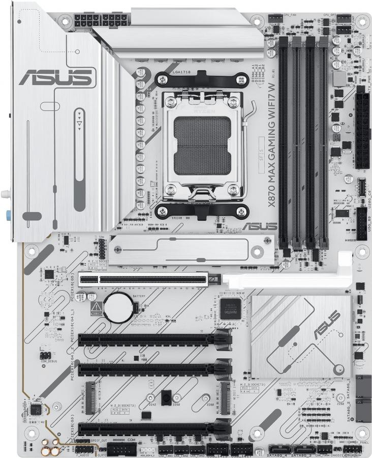 Материнская плата ASUS X870 Max Gaming WiFi7 W (90MB1LZ0-M0EAY0)