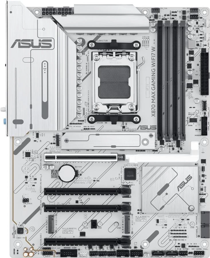Материнская плата ASUS X870 Max Gaming WiFi7 W (90MB1LZ0-M0EAY0)