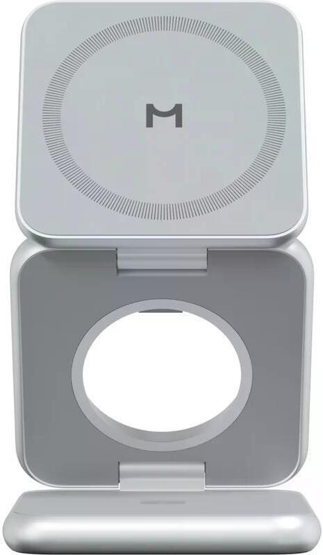 Беспроводное зарядное устройство Magssory Fold Pro WCH063 Silver (WCH063s)