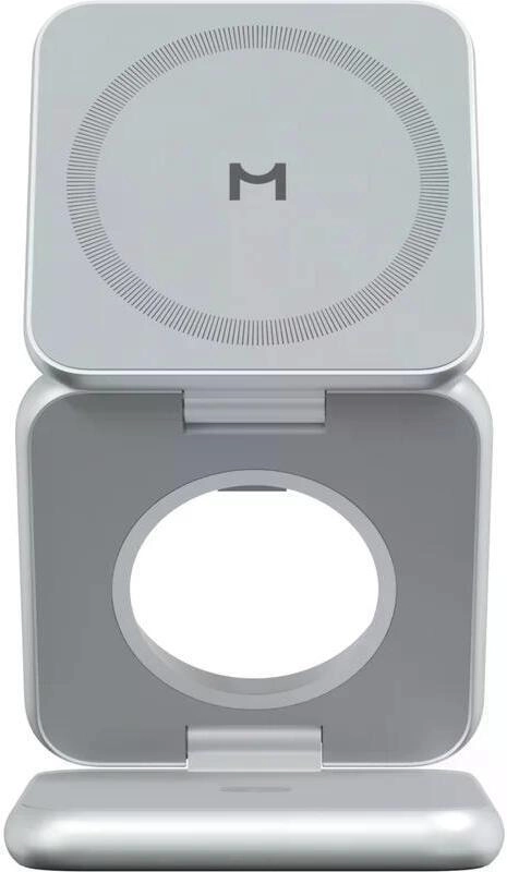 Беспроводное зарядное устройство Magssory Fold Pro WCH063 Silver (WCH063s)