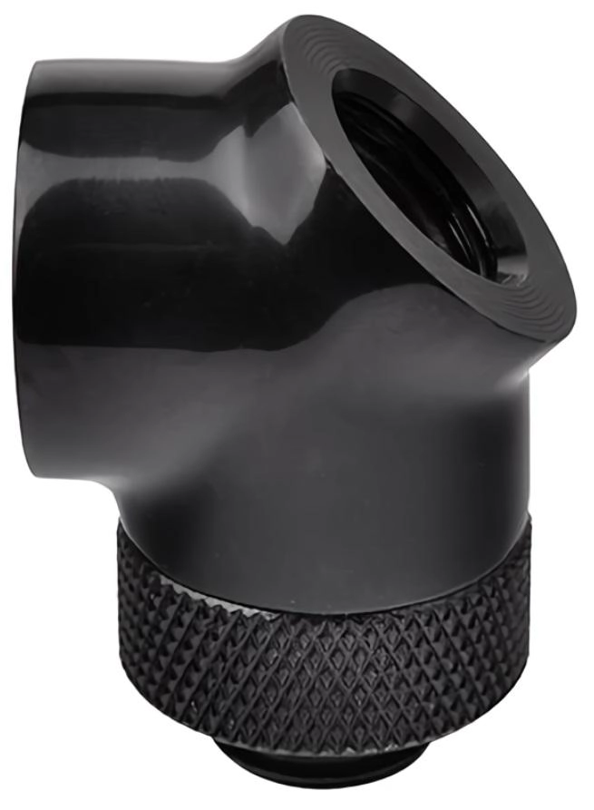 Фитинг для систем жидкостного охлаждения Thermaltake Pacific G1/4 45/90 (CL-W053-CU00BL-A)