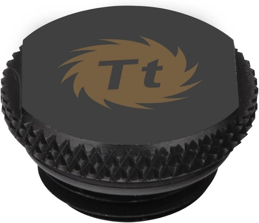 Фитинг-заглушка для систем жидкостного охлаждения Thermaltake Pacific G1/4 Black (CL-W035-CU00BL-A)