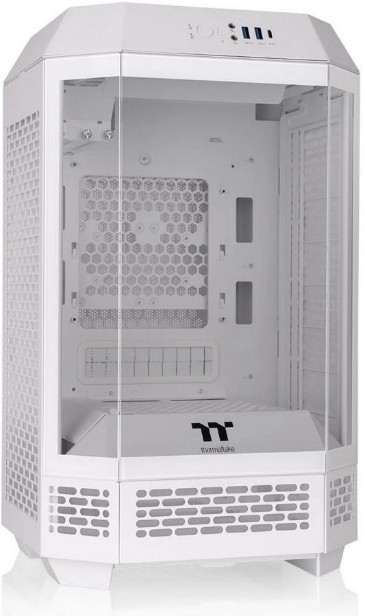 Корпус Thermaltake The Tower 250 Snow mITX без БП (CA-1Z9-00S6WN-00)