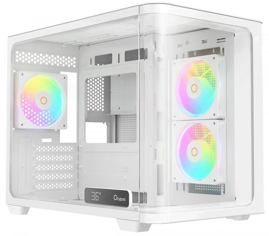Корпус Ocypus Iota C50 WH Curve ARGB Digital (Iota-C50-WHD300CD-GL)
