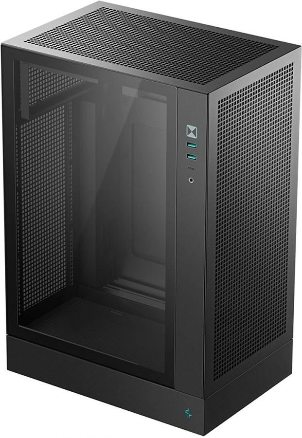 Корпус DeepCool CH170 Plus miniITX без БП черный (R-CH170-BKNGM0-G)
