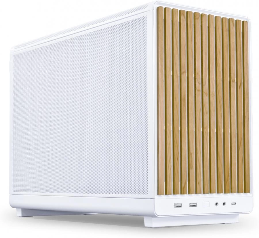 Корпус Lian Li A3-mATX без БП White/Wood (G99.A3W-WD.00)