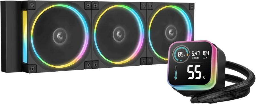 Система жидкостного охлаждения для процессора DeepCool LQ360 Ultra ARGB черный (R-LQ360-BKASMC-G-1)