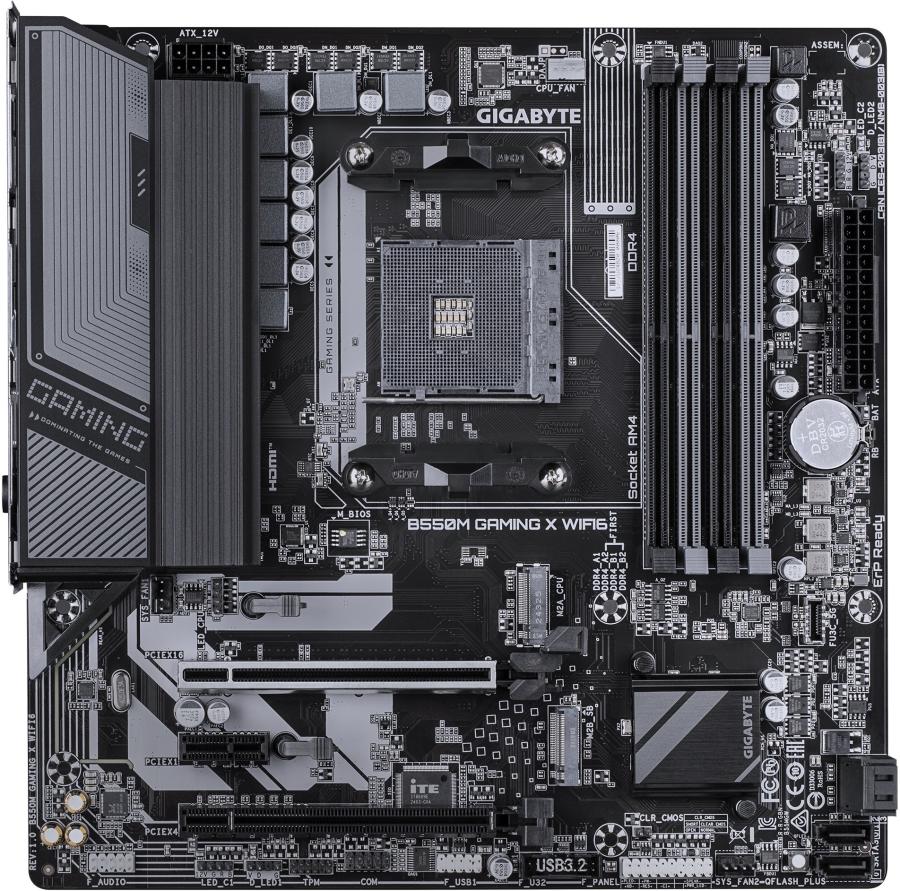 Материнская плата Gigabyte B550M Gaming X WIFI6 rev. 1.0