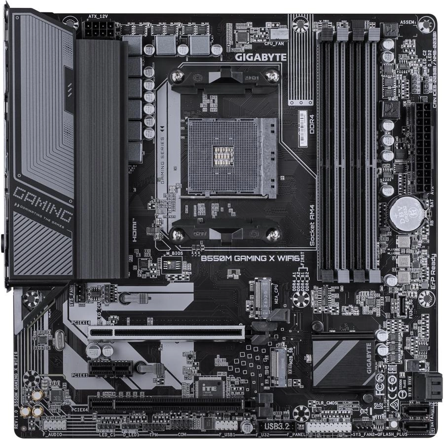 Материнская плата Gigabyte B550M Gaming X WIFI6 rev. 1.0