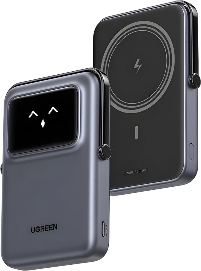 Портативное зарядное устройство Ugreen PB764 Space Gray (45329)