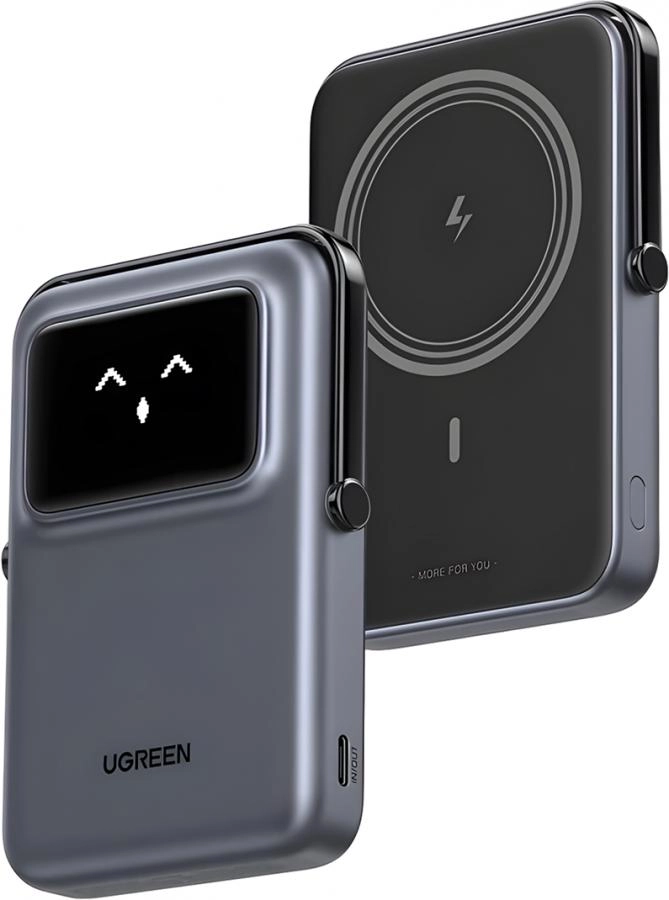 Портативное зарядное устройство Ugreen PB764 Space Gray (45329)
