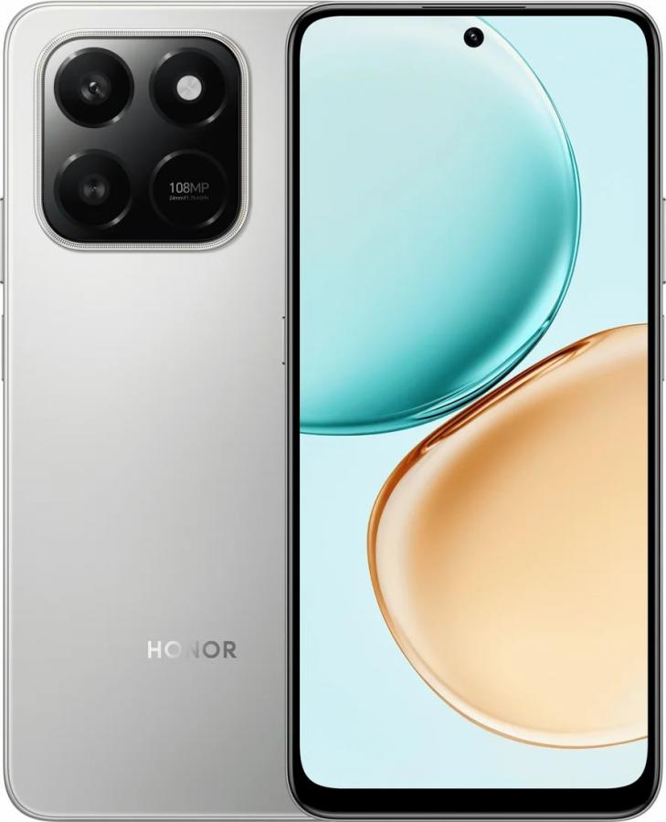 Смартфон Honor X7d 8GB/128GB LGN-LX1 Meteor Silver (5109BYVM)