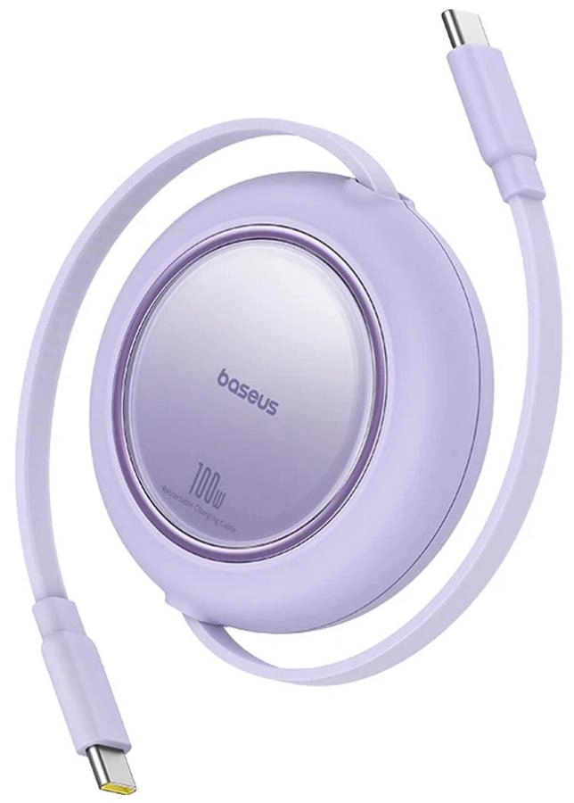 Кабель Baseus Free2Pull Mini USB-C-USB-C 1.5m Nebula Purple (P10364500513-01)