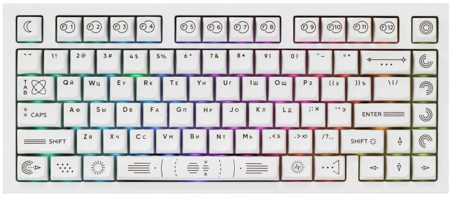 Клавиатура Дарк Проджект CM81 Zeno White (DP-CM81ZWC)