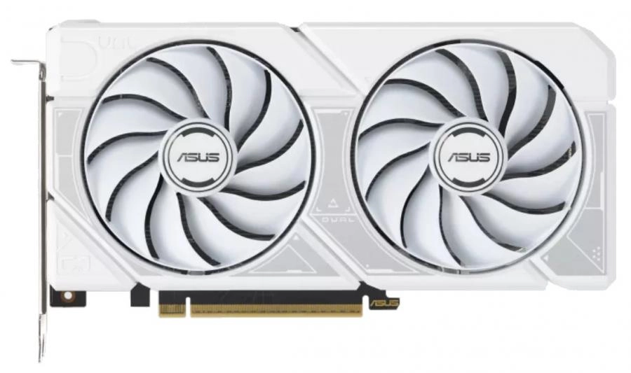 Видеокарта Asus GeForce RTX 5060TI OC Edition 16Gb GDDR7 White DUAL-RTX5060TI-O16G-WHITE (90YV0MH6-M0NA00)