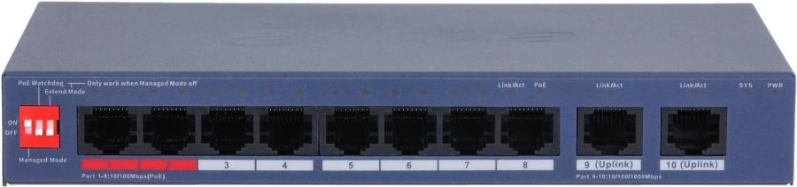 Коммутатор Dahua DH-CS4010-8ET2GT-110