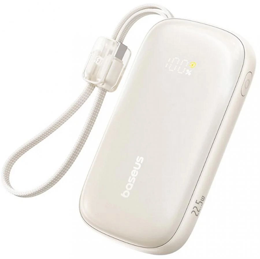 Портативное зарядное устройство Baseus EnerFill FC21 Qpow 3 Ultra PPFLS-2022 Natural Titanium (E0027M01)