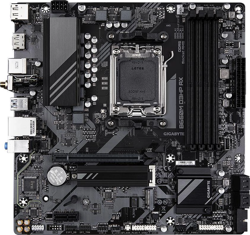 Материнская плата GigaByte B650M D3HP AX rev. 1.3