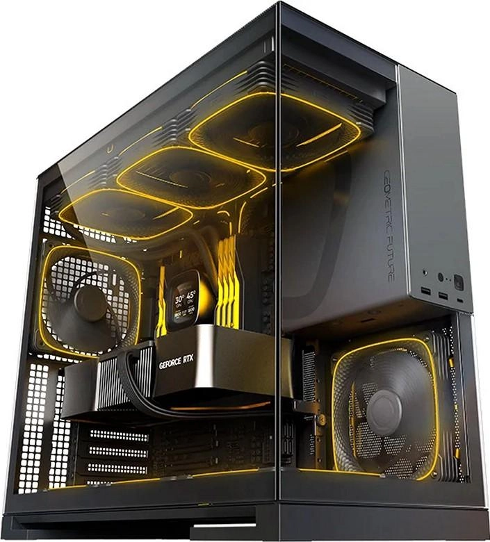Корпус Geometric Future Model 5 5FAN без БП черный/серый