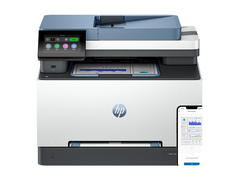 МФУ HP Color LaserJet Pro 3303sdw белый (499M6A#B19)