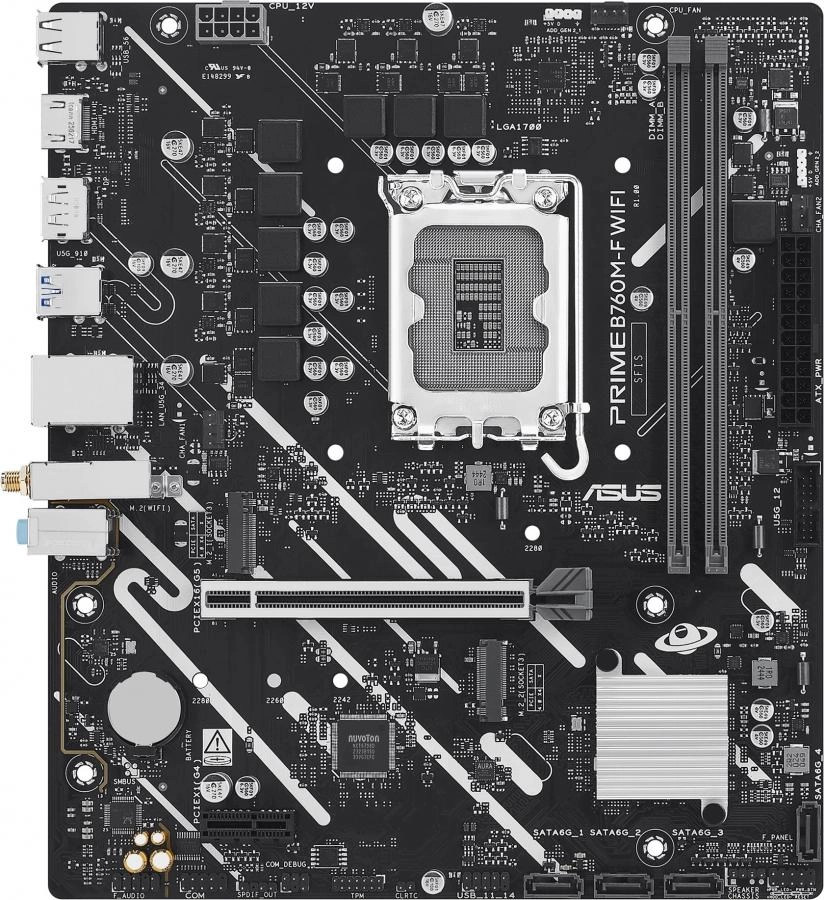 Материнская плата ASUS PRIME B760M-F WIFI (90MB1N00-M0EAY0)