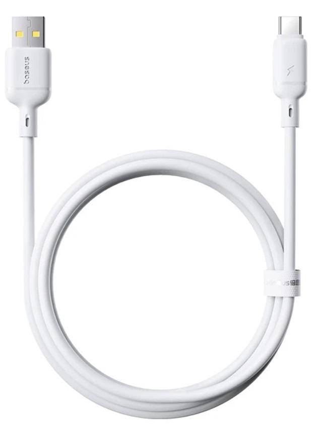 Кабель Baseus CB000176 Silky 2м Moon White (P10377703213-03)