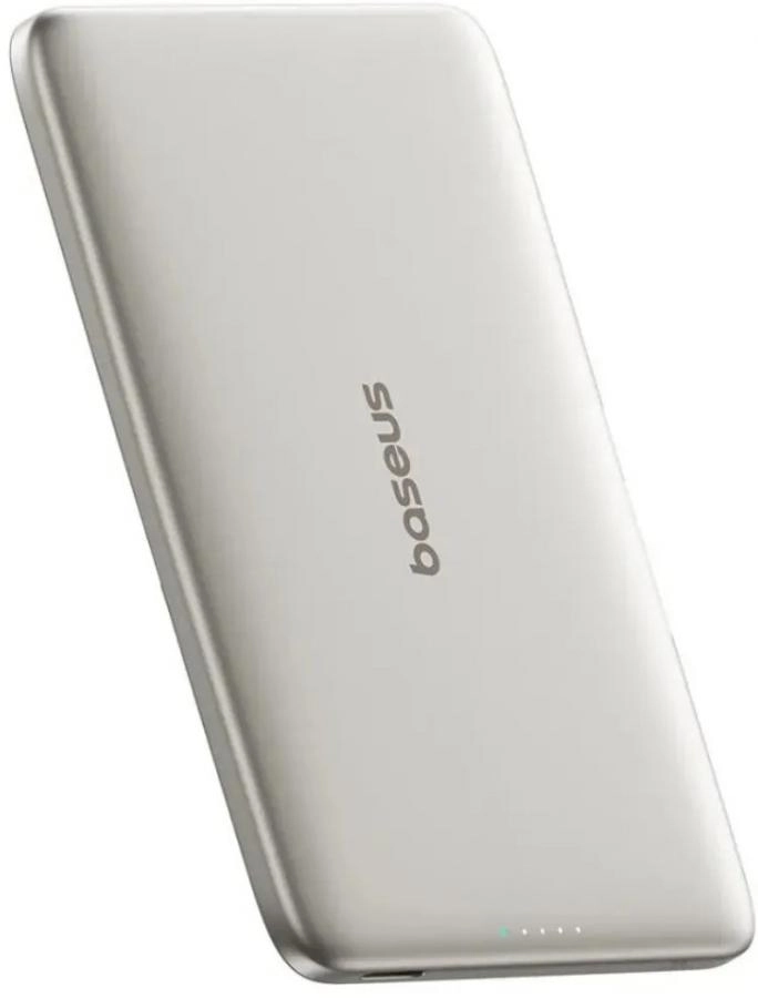 Портативное зарядное устройство Baseus PicoGo AM41 Ultra-Slim Magnetic PPKPC-0520 Natural Titanium (P1007680C853-00)