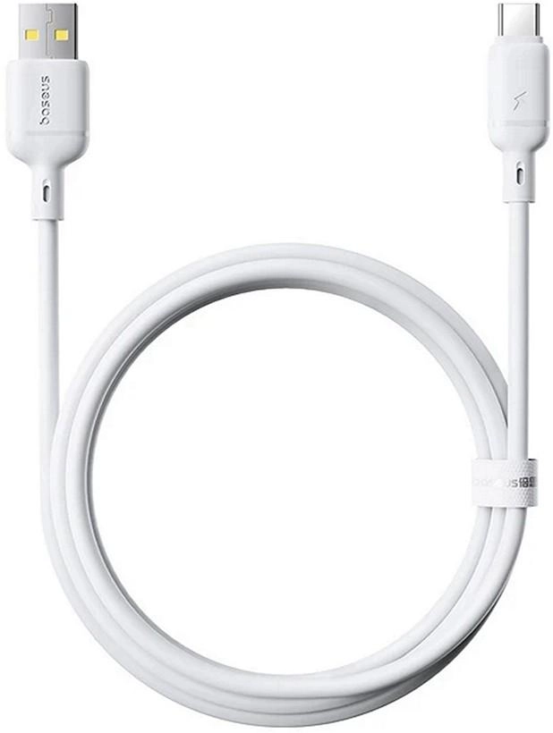 Кабель Baseus CB000176 Silky 1м Moon White (P10377703213-02)