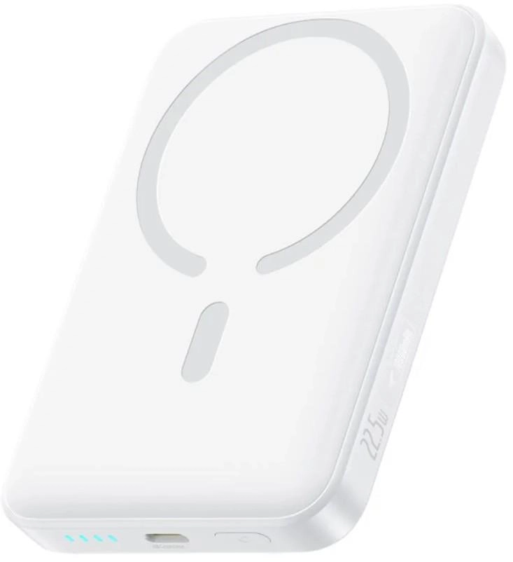 Портативное зарядное устройство Baseus EnerFill FM11 Ultra-Mini Magnetic PPFM11-1022 Moon White (P1008210E213-00)