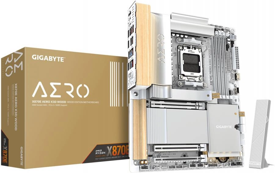 Материнская плата GigaByte X870E Aero X3D Wood rev. 1.0