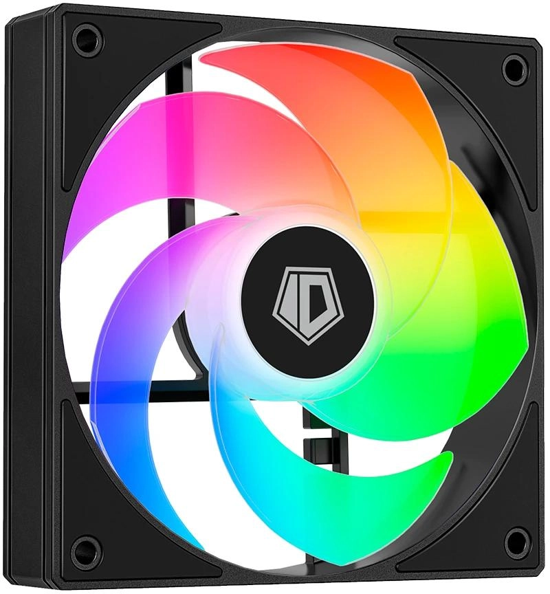 Вентилятор для корпуса ID-Cooling AS-120-ARGB-KR черный