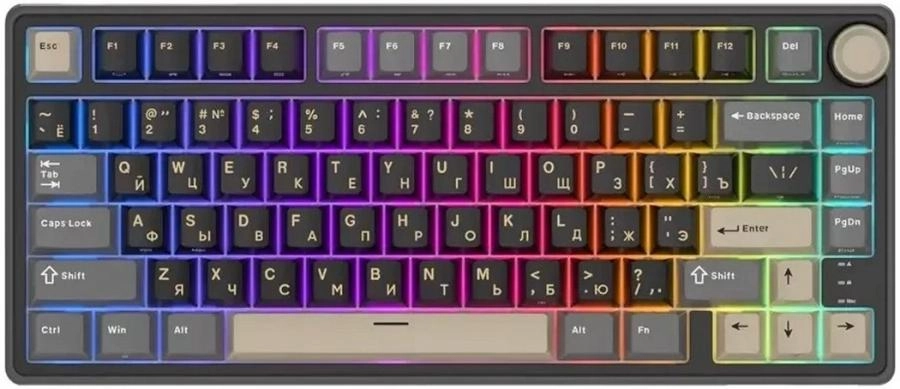 Клавиатура Royal Kludge R75 K Silver switch/Phantom