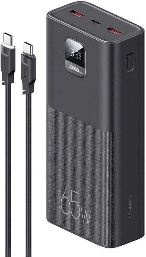 Портативное зарядное устройство Usams CD185 PB68 Black (ATXLOGTC01)