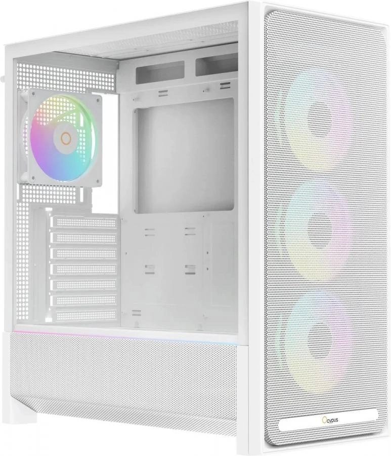 Корпус Ocypus Delta C70 WH ARGB без БП белый (Delta-C70-WHG400XX-GL)