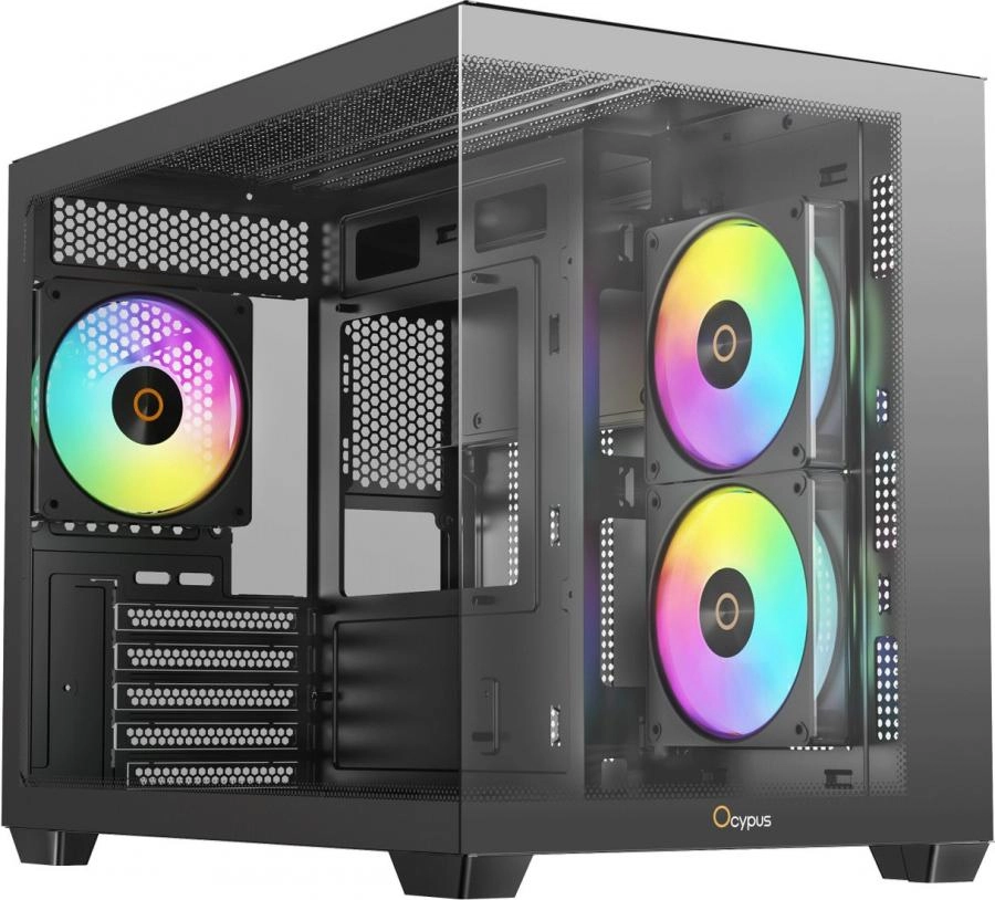 Корпус Ocypus Gamma C54 BK ARGB без БП черный (Gamma-C54-BKD300XX-GL)