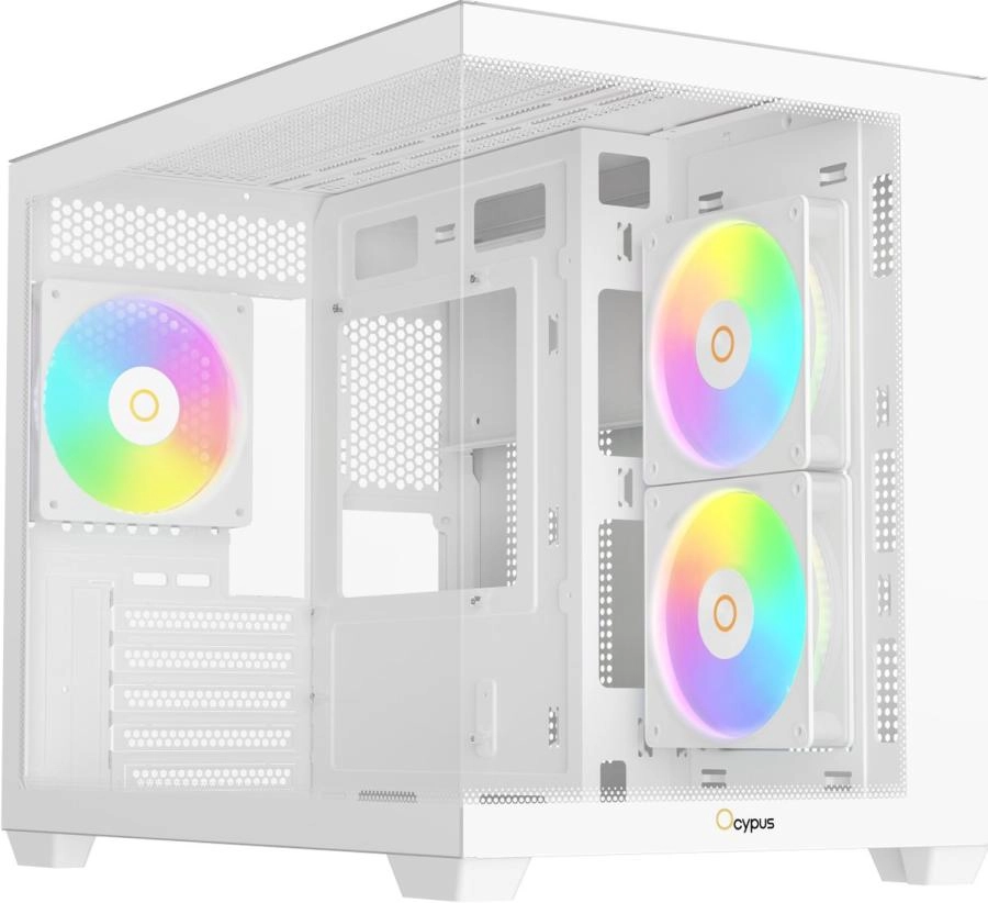 Корпус Ocypus Gamma C54 WH ARGB без БП белый (Gamma-C54-WHD300XX-GL)