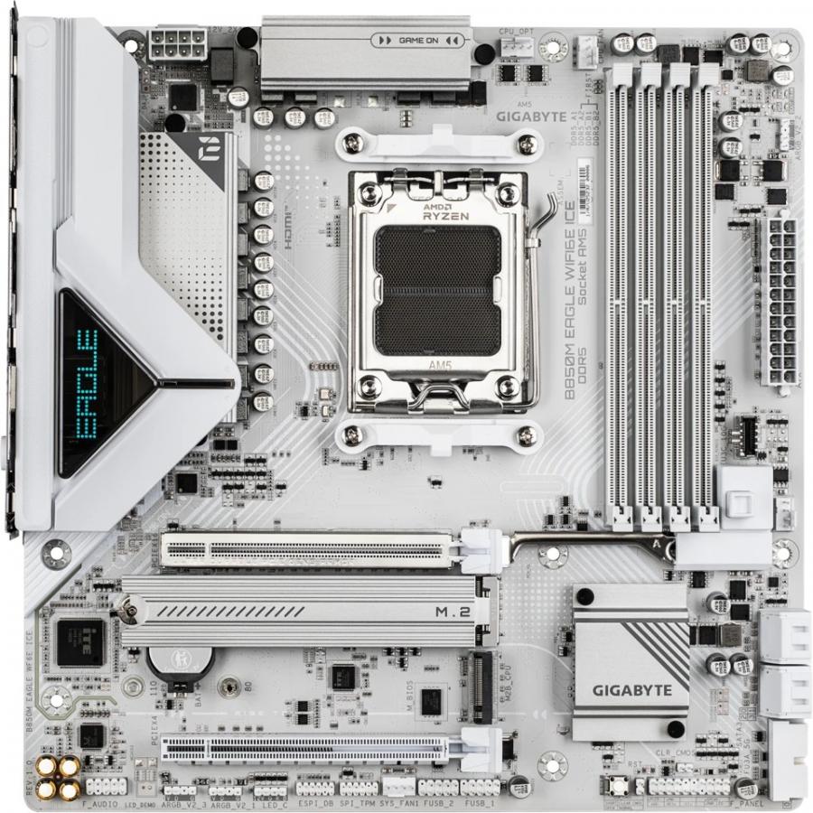 Материнская плата Gigabyte B850M Eagle WIFI6E Ice (rev. 1.1)