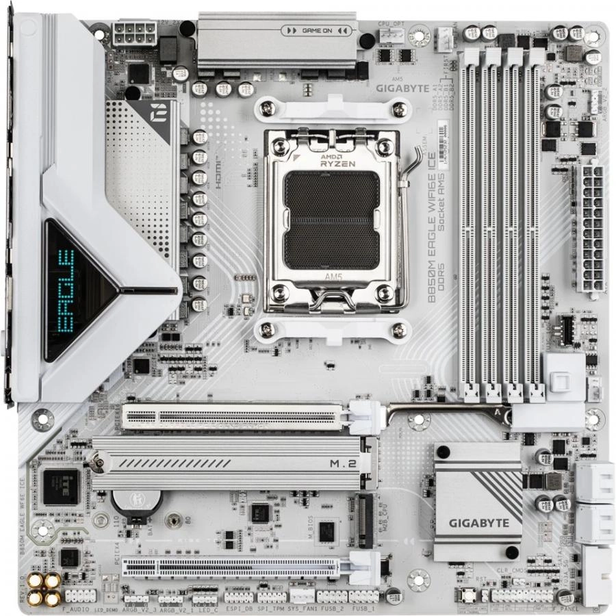 Материнская плата Gigabyte B850M Eagle WIFI6E Ice (rev. 1.1)