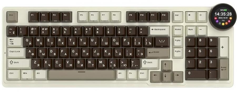 Клавиатура Royal Kludge RK N99 Violet switch/Mokko Grey