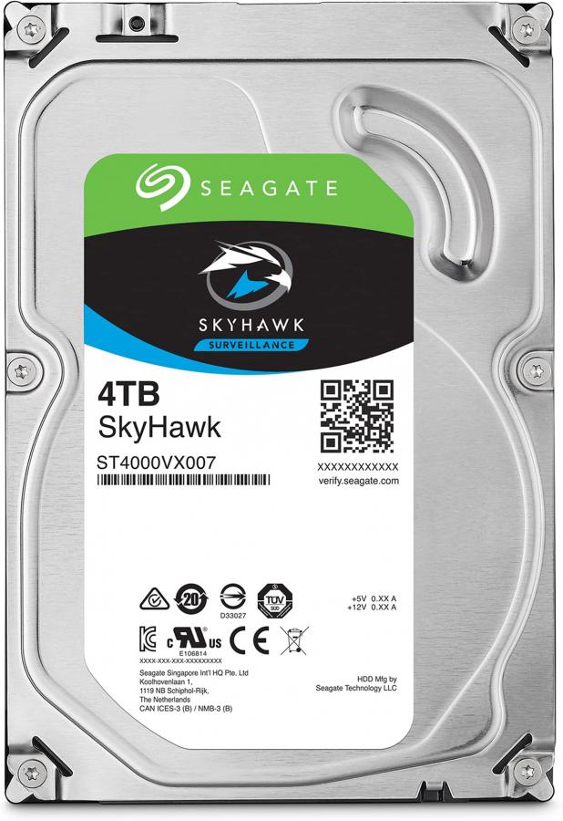 Жесткий диск Seagate Skyhawk 4TB Pull (ST4000VX007)