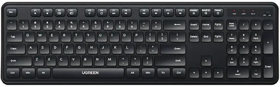 Клавиатура Ugreen Wireless Keyboard K331 Black (55654)